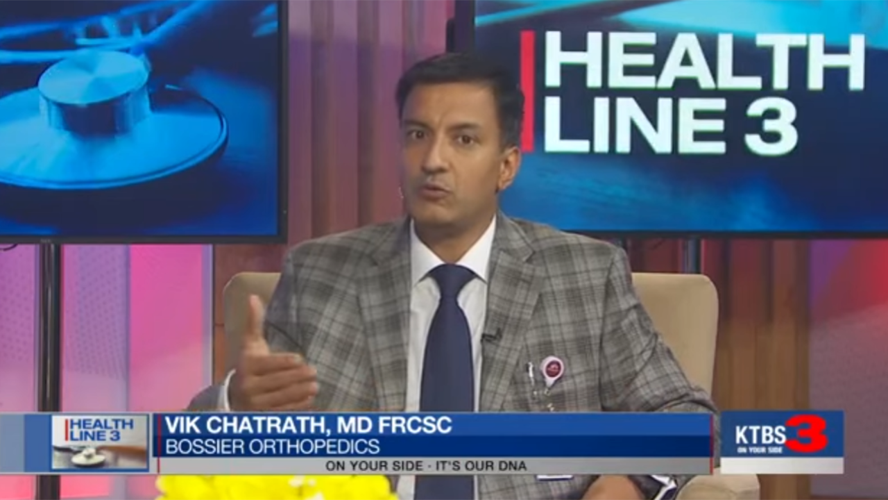 Dr. Vik Chatrath Discusses Fractures & Sports Injuries on KTBS Healthline 3