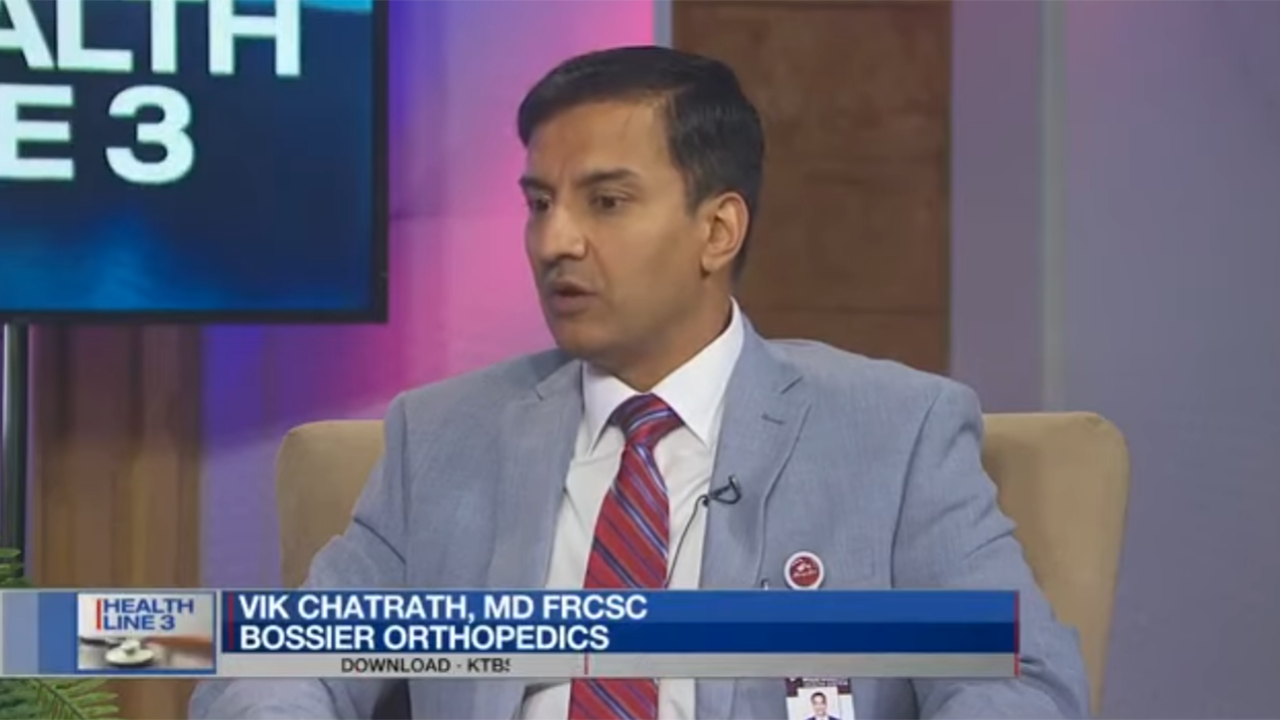 Dr. Vik Chatrath Discusses Orthopedic Issues on KTBS Healthline 3